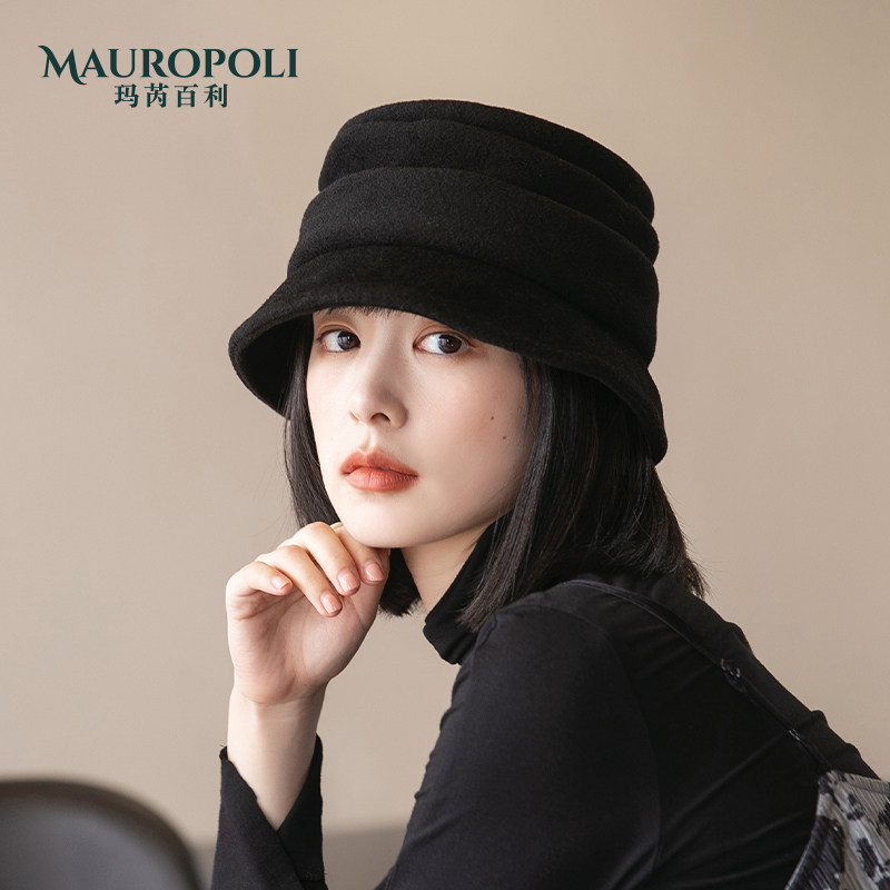 MauroPoli渔夫帽休闲女秋冬
