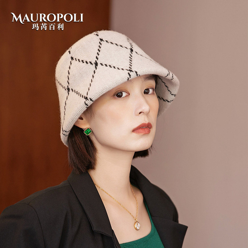 日系简约羊毛渔夫帽女秋冬季显脸小水桶帽时尚百搭盆帽子保暖护耳,服饰配件/皮带/帽子/围巾,帽子,淘宝优惠券,粉丝福利购,淘宝优惠卷