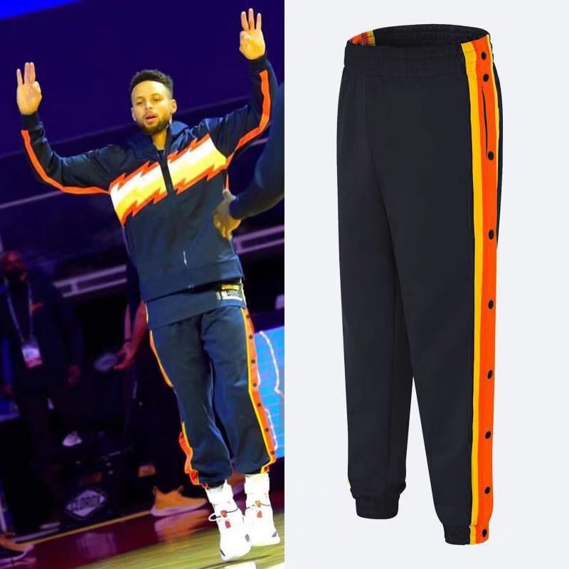 男大童篮球训练秒脱全开扣长裤