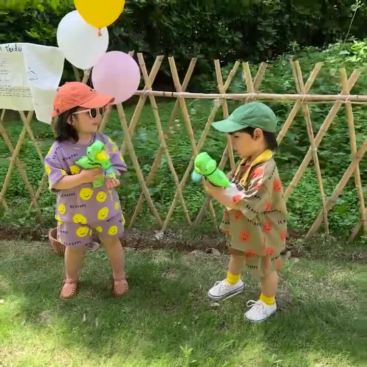 兄妹姐弟装夏季童装T恤短裤