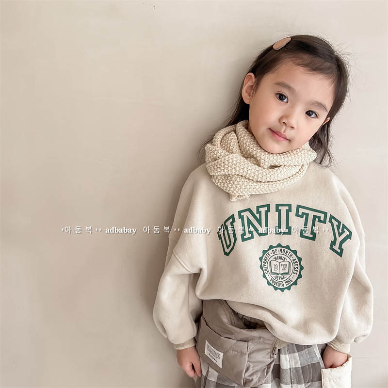 UNITY-男女童加绒卫衣上衣