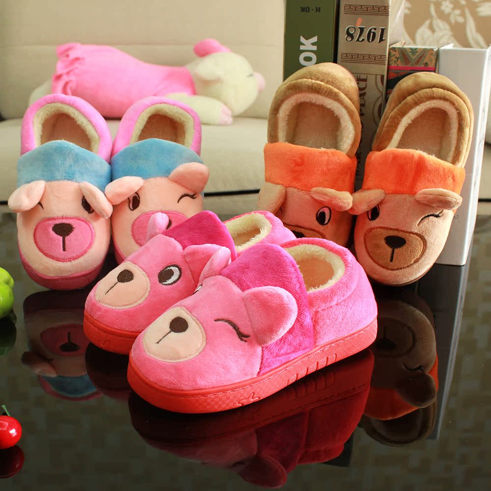 Chaussons enfants en suède pour hiver - semelle tendon - Ref 1006247 Image 1