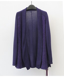 外套 3560春休闲亮片羊毛针织开衫 米欧N高端大牌女装 折扣专柜正品