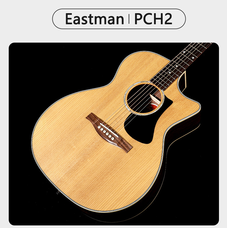 Eastman伊斯特曼吉他PCH2pch1TG3正品初学者进阶民谣单板36寸图片