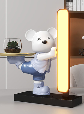 暴力熊收纳小夜灯摆件客厅电视柜