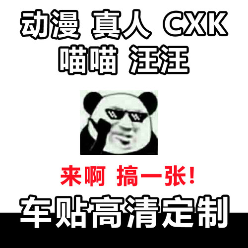 动漫贴纸动漫拉花车身贴纸定制
