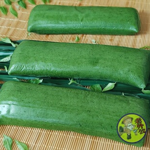 艾草水磨年糕传统手工宁波特产拉丝艾青年糕年糕条艾叶青团麻糍