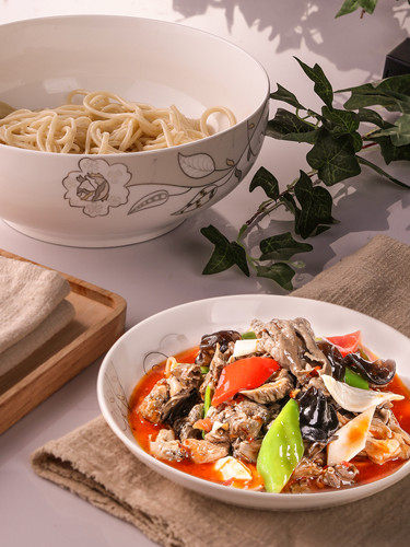 巴楚菇100g新疆巴楚野生蘑菇干食用菌香菇胡杨林皱柄羊肚菌