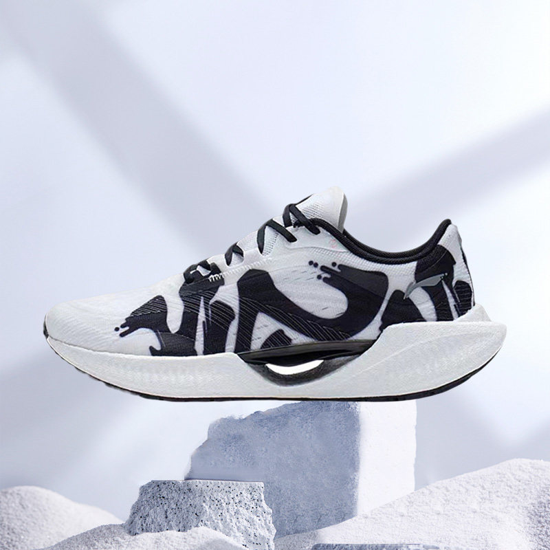 李宁 超轻19元气森林男女高回弹健步休闲运动跑步鞋 ARBS002-45