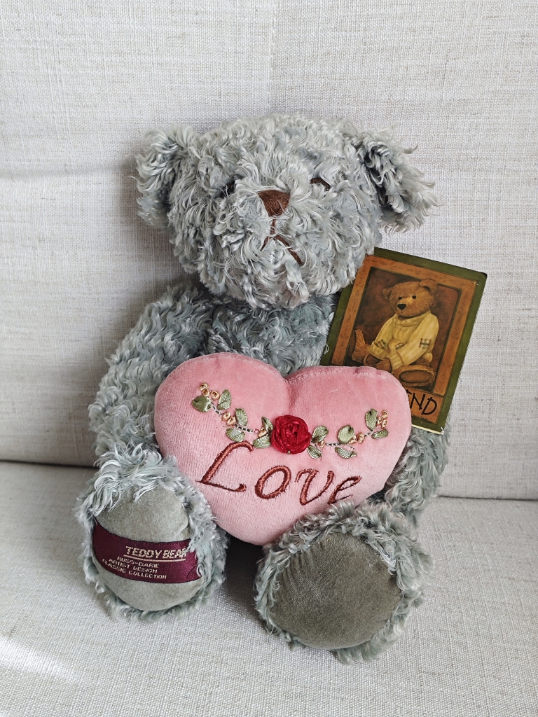 RUSS老朋友mohair collection关节爱心泰迪熊Teddy公仔熊玩偶毛绒