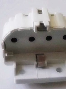 平四针H管灯座 H管插脚 H管插头 H管灯脚 灯座 灯头