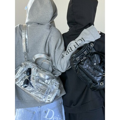 deinet尼龙防水轻便机车斜挎包