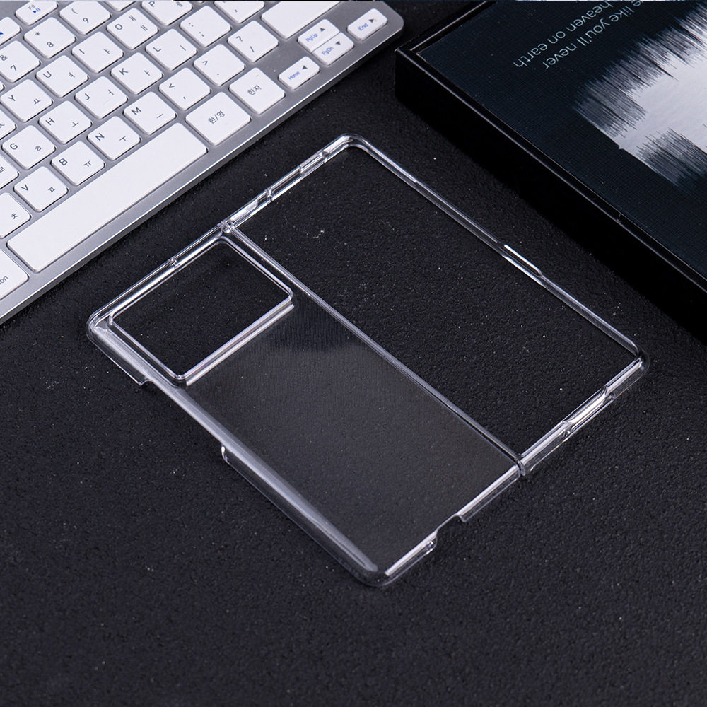 适用传音PhantomVFold2手机壳透明壳超薄PhantomVFold2双面保护壳Phantom防摔V Fold2前壳前框PC保护壳VFold2