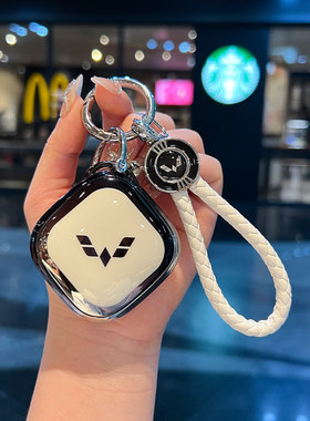 适用五菱宏光mini车钥匙套2024款马卡龙三代miniev保护壳扣女22款