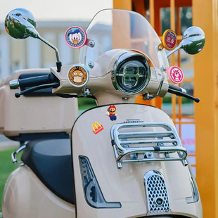 适用大拉本田NS150LA/NS125la风挡金属税牌贴纸不锈钢烤漆改装饰