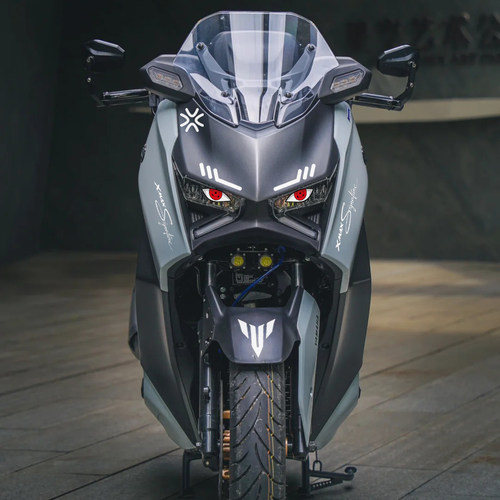 适用25款XMAX300车头拉花改装贴