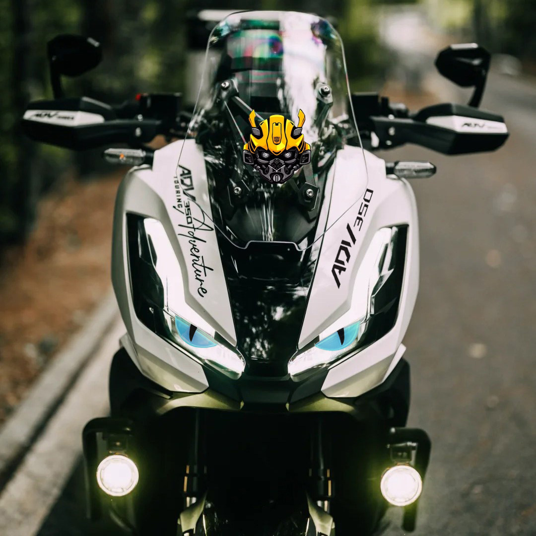 适用25款本田ADV350车头反光拉花油箱贴画防水风挡个性改装饰贴纸