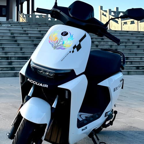 适用九号M95c85c车头凤凰车标贴