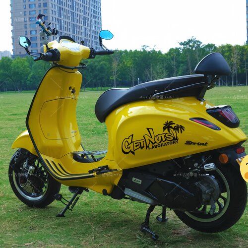 适用摩托车复古踏板Vespa150贴纸