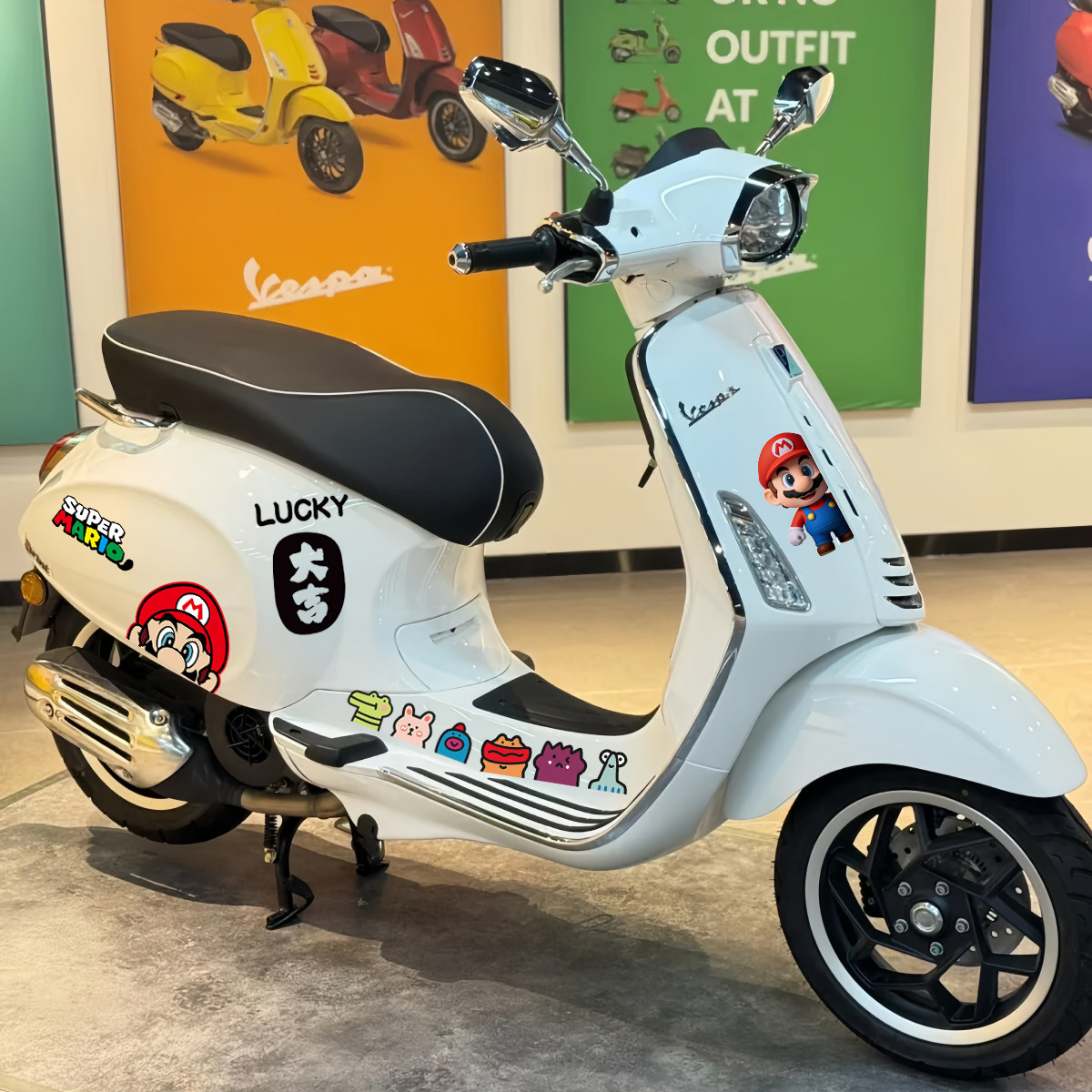 适用24-26款Vespa150S摩托车贴纸