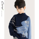 纯一良品男童半高领毛衣秋冬儿童针织套头衫 内搭保暖上衣 男孩时尚