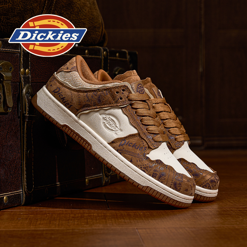 Dickies板鞋男款2025新款冬季男式百搭潮流男鞋男士运动休闲鞋子