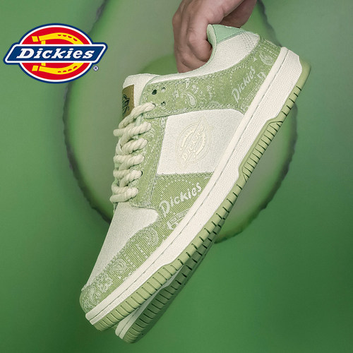 Dickies牛油果绿板鞋情侣款