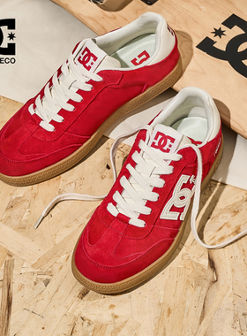 DCSHOES TRUX CAS红色德训鞋女2026新款女鞋春季鞋子休闲板鞋男
