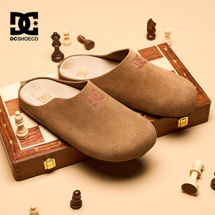 DC SHOES经典勃肯鞋女2025新款女鞋冬季厚底半拖一脚蹬增高鞋子女