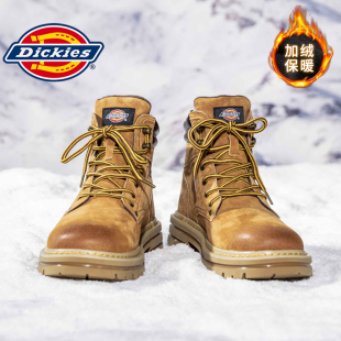 男鞋 Dickies雪地靴男款 大码 东北大棉鞋 加绒加厚保暖防滑防水冬季