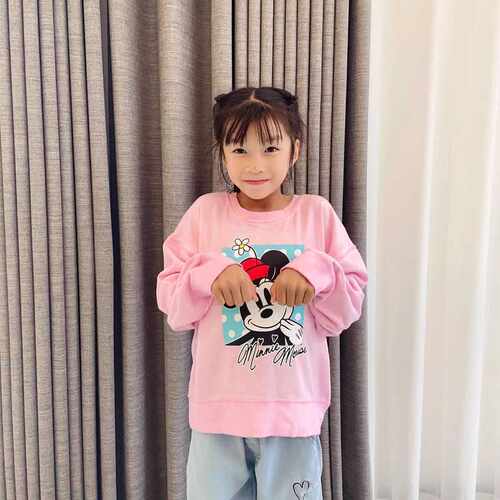 薄绒外套米妮衣服粉色卫衣