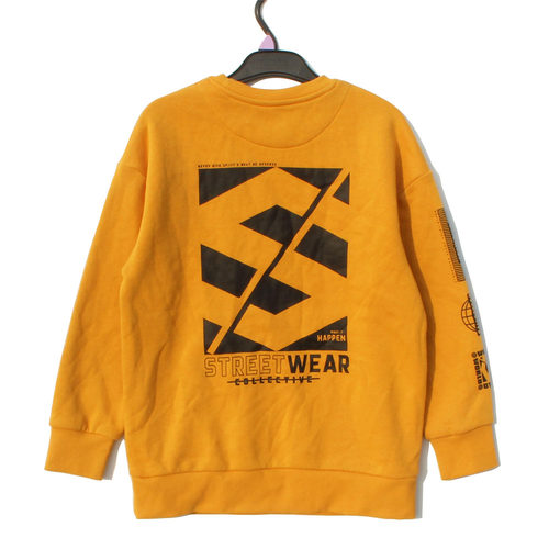 7-13岁码primark外贸出口欧美原单男童圆领卫衣加绒儿童套头卫衣