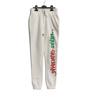 欧美女装卫衣套装女春秋绿毛怪薄绒裤子女款圆领卫衣女2025新款