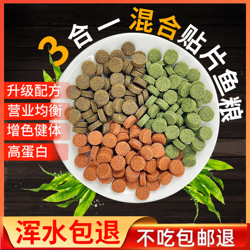 贴片鱼食小型鱼饲料孔雀鱼鱼粮