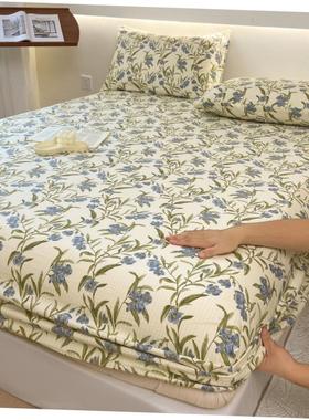 mattress cover bed sheet fitted single bedsheet elastic band