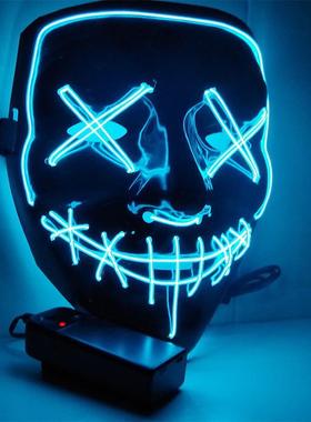 Halloween LED Mask Purge Masks Election Mask 鬼步舞面具