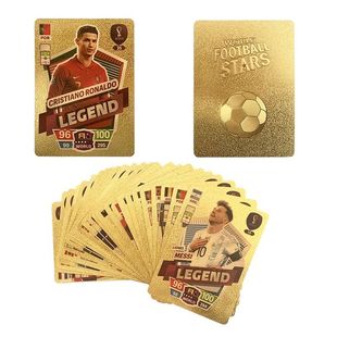 New World Football Stars 27/55Pcs Limited Edition Gold Cards