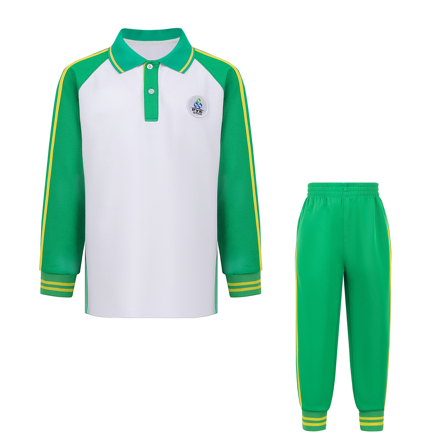 番禺小学生校服秋季校服番禺教育局同款面料小学校服长袖长裤套装