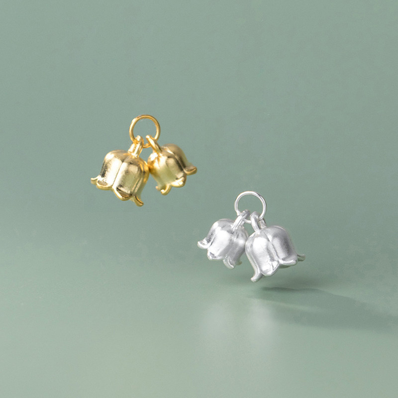 925银电镀金色双铃无籽铃铛吊坠手串挂件手工DIY配件编绳材料喇叭,饰品/流行首饰/时尚饰品新,银饰配件,淘宝优惠券,粉丝福利购,淘宝优惠卷