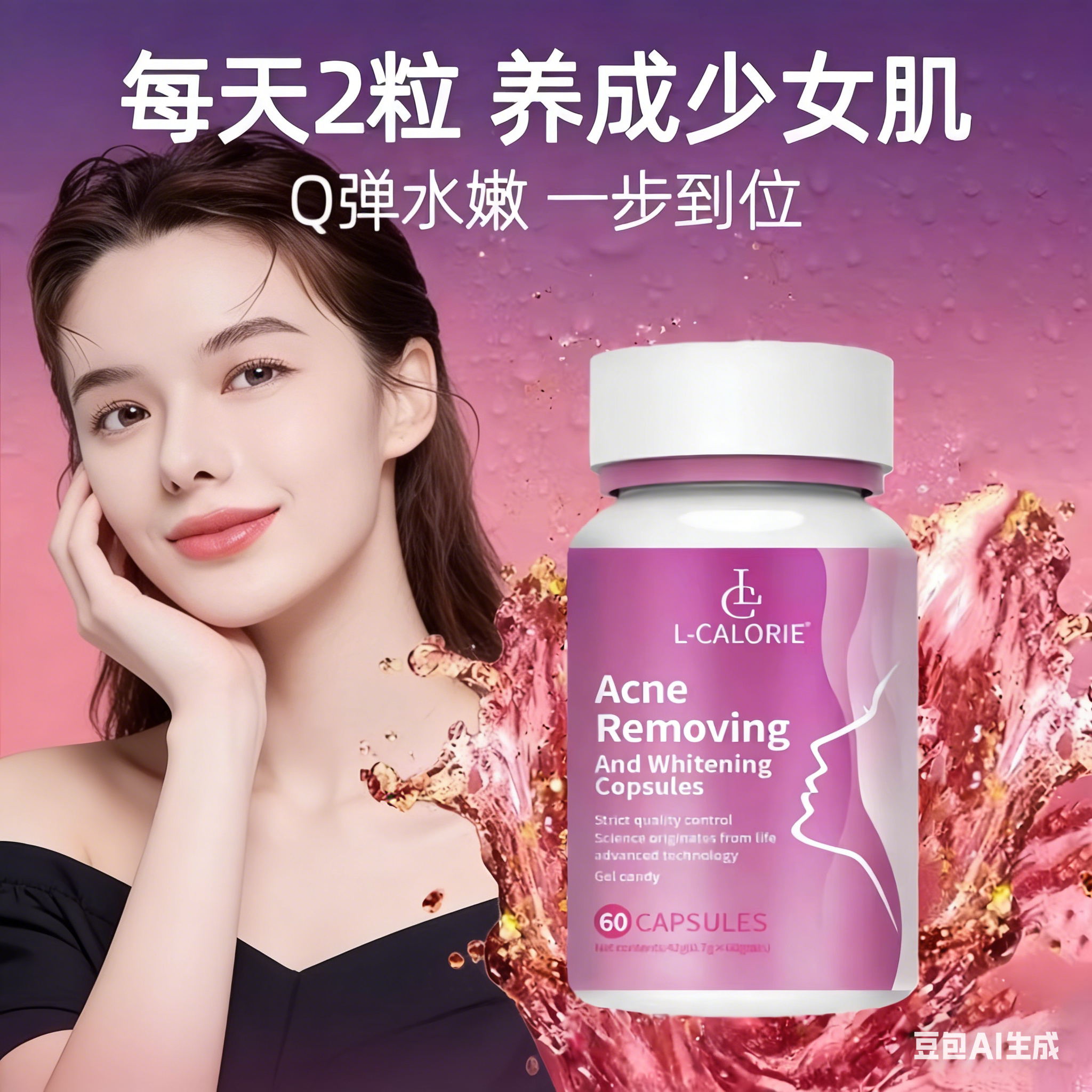 sungit焕肤片维C胶原提亮美白