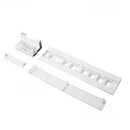 套装 橱柜双开门固定式 通用 冰箱滑轨配件组合四件套连接套装 嵌入式