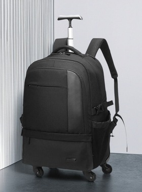 奥王大学生双肩包大容量电脑拉杆书包男女万向轮商务旅行拉杆背包