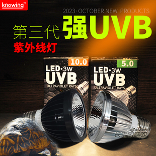 三代K诺茵强UVB晒背灯LED灯鬃狮水龟半水龟陆龟蜥蜴植物补光合成D
