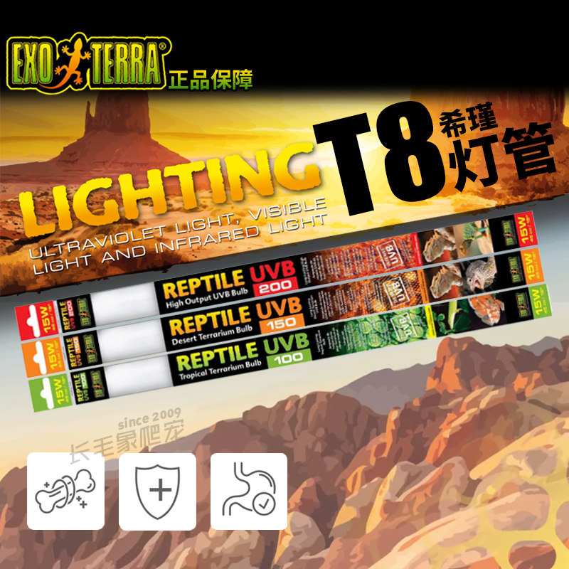 HAGEN希瑾西谨爬虫陆龟蜥蜴晒背灯5.0多肉UVB 10.0促D3灯管灯15w,宠物/宠物食品及用品,爬宠灯具,淘宝优惠券,粉丝福利购,淘宝优惠卷