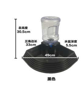 包邮CM陆龟蜥蜴爬虫喂食盘食盆自动饮水器喂水盆喂水器自动蓄水盘