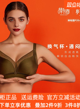 捧有圈内衣小神通女聚拢丰挺按摩奥丝蓝黛上托侧收调整型文胸P20