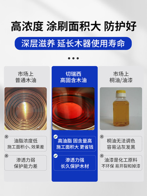 防腐木油木漆木蜡油实木透明色木油漆户外木器漆清漆桐油木用防水