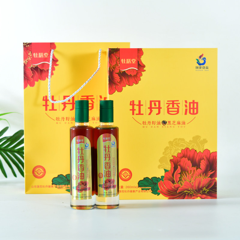 牡膳堂牡丹香油菏泽特产礼盒装