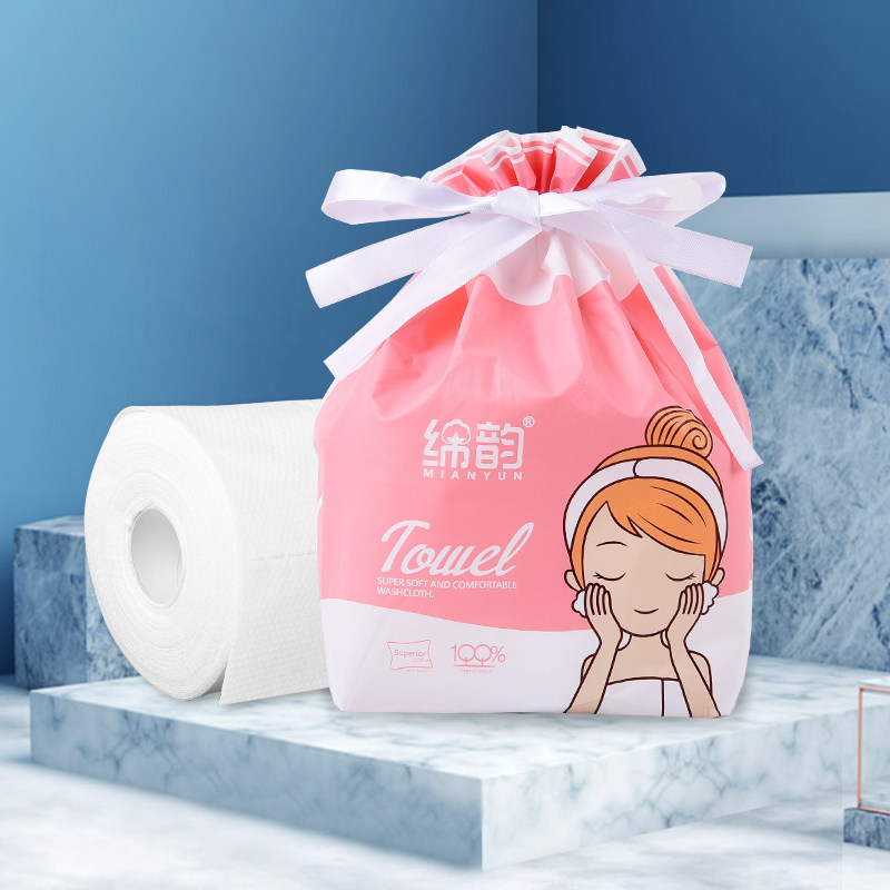 加厚一次性干湿两用棉柔巾