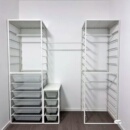 宜家代购 自由组合衣柜储物架 尤纳赛尔衣柜组合金属衣柜衣架开放式